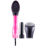 4-in-1 Interchangeable Blower Brush Set with Volumizing, Straightening, and Curling Attachments