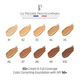 Flawless Sheild CC+ Cream & Full Coverage Color Correcting Foundation with SPF 50+ #07