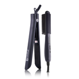 Duet Set - Platinum Flat Iron + Platinum Heating Brush