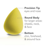 Ultra Flawless Makeup Sponge & Holder - Yellow