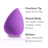 Ultra Flawless Makeup Sponge & Holder - Purple