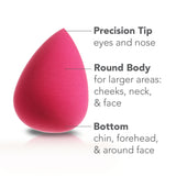 Ultra Flawless Makeup Sponge & Holder - Pink