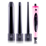 Flat Iron/Curling Wand Duet Set - Pink Stripes - RoyaleUSA