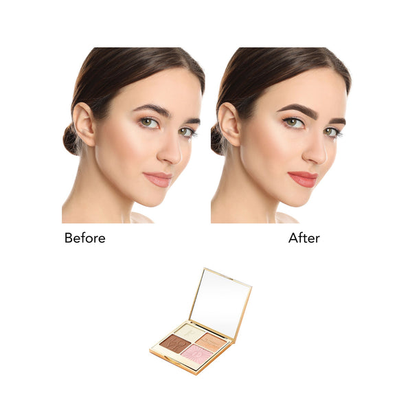 Vedette Francaise 4-in-1 Glow Face Powder Set