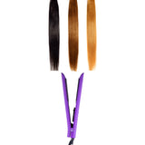 Limited Edition - Platinum Genius Heating Element Hair Straightener with 100% Ceramic Plates - Sparkling Purple