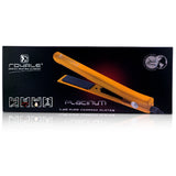 Platinum Genius Heating Element Hair Straightener with 100% Ceramic Plates - Orange Citrus - RoyaleUSA