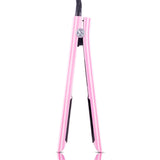 Platinum Genius Heating Element Hair Straightener with 100% Ceramic Plates - Pink Stripes