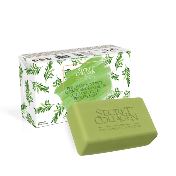 Rosemary Mint with Retinol and Collagen Soap