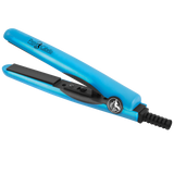 Mini Flat Iron 0.5″ Ceramic Tourmaline - Sky Blue - RoyaleUSA