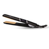 1″ Nano Fiber Flat Iron With Zero Friction Technology - Black - RoyaleUSA