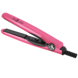 Mini Flat Iron 0.5″ Ceramic Tourmaline - Pink - RoyaleUSA